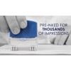 MasterMark Premium - Sello de oficina (pretintado, 2 colores)