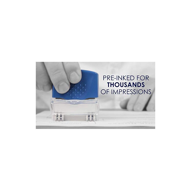 MasterMark Premium - Sello de oficina (pretintado, 2 colores)