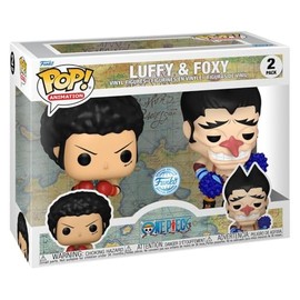 Funko 82451 Pop! Animation: One Piece - Luffy & Foxy (Special Edition) 2-Pack