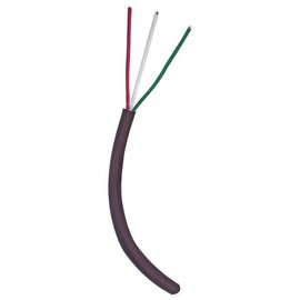 25ft of 18/3 Doorbell HVAC Heating Thermostat Low Voltage Control Wire - 18 AWG, 3 Solid Copper Conductor