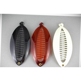 Perfect Hairstyle with Our Hair Accessories - 3 Banana Combs Cream Brown Black Set Pack 3 Small Hair Clips Comb Plastic 4.5" Fashionable Hair Accessory Hair Jewelry Accessories for Lady Women