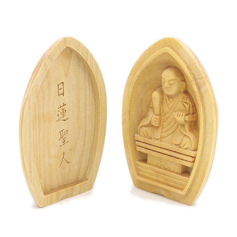 Kurita Specialty Buddha Statue [Protection Honchou] Nichiren Saint (Lloka-shaped Incense