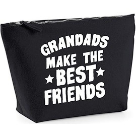Hippowarehouse Grandads make the best friends printed make up cosmetic wash bag 18x19x9cm