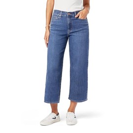 Signature by Levi Strauss & Co. Gold Women's Mid Rise Wide Leg Capri (Also Available in Plus Size), (New) Over The Moon, 6