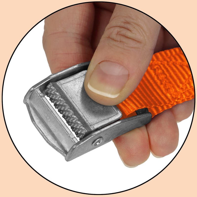 Lashing Strap Tension Strap Fastening Strap Clamp Fastening Strap Orange