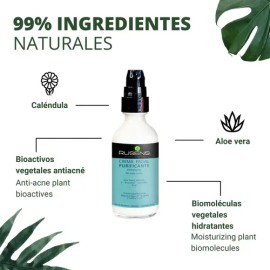 Rusens Crema Facial Purificante Piel Grasa Antiacné Natural Vegano 60ml