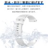[SHANCHI] 【3本セット】 Vialove KW105-G01 1.9インチ 用 交換バンド 22mm スマートウォッチ用 シリコンバンド