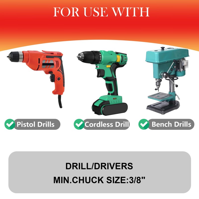GARHWAL Bi-Metal Hole Saw Kit - 9 Pcs General Purpose