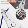 Cliqkwen 2023 Multifunction Wire Plier Tool,Wire Stripping Pliers Steel Spring