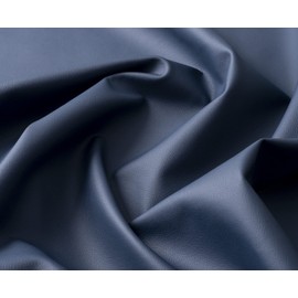 IPEA Faux Leather Dark Blue for Decor and Coating 140 x 50 cm - Made in Italy - Faux Leather for Sofas, Chairs, Clothing, Accessories - Upholstery Fabric Cover Fabric Leather Look - Half Metre