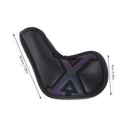 Sosoport 10pcs Golf Club Protective Cover Pu Head Covers for Irons Colorful Putter Sleeves Scratch-Resistant Club Protectors for Outdoor Golfing