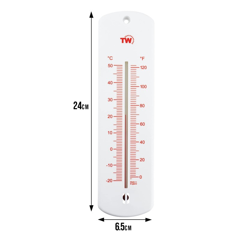 Large 240mm Outdoor Thermometer for Garden - Can be used