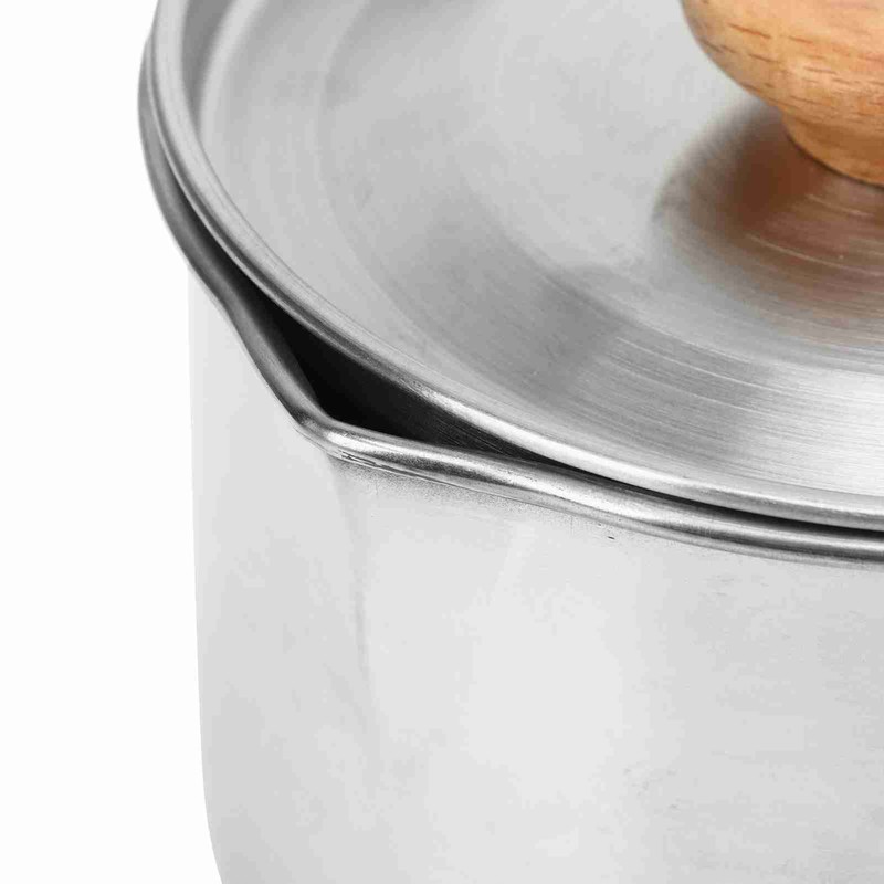 Camping Pot 304 Stainless Steel Portable Camping Kettle with Foldable