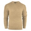 Crosshatch Mens Cotton Cable Knit Jumper Pullover Winter Sweater- 100%