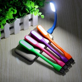 Foldable USB Reading Lamp for Table, Computer, Laptop Night Light USB Lamp Orange SE00564 100ea