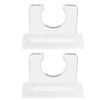 2pcs Baseball Bat Holder for Vertical Display Sturdy Acrylic Bat