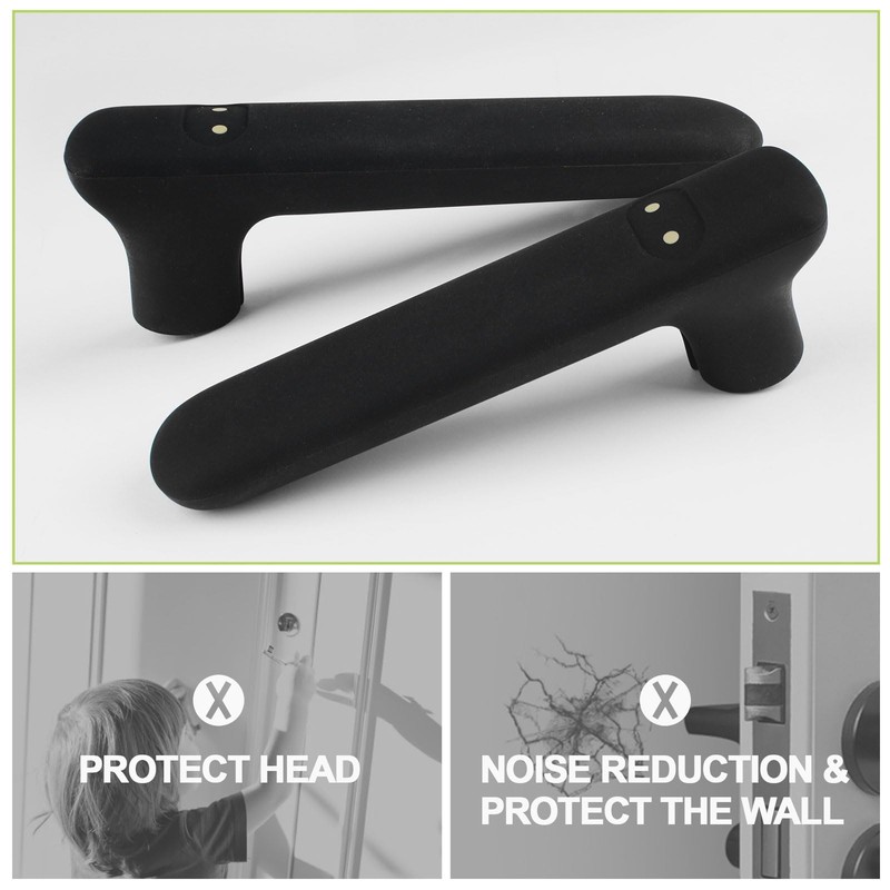 UFURMATE Door Handle Covers, 2Pcs Silicone Handle Gloves Cute Mask