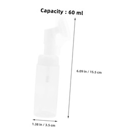 FOMIYES Foaming Soap Dispenser Ml Shampoo Pump Bottle Foaming Travel Size Bottle Brush Head Small