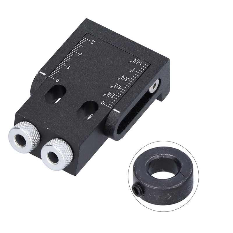 39Pcs Pocket Hole Jig 15 Degree Woodworking Guide Oblique Drill