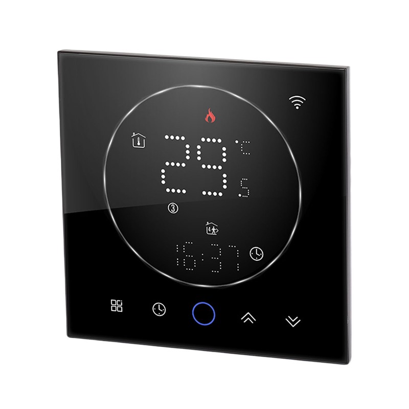 Programmable Smart Home Thermostat AC95~240V Voice Control LED Screen IP20