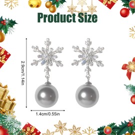 Gukasxi Earrings Christmas Tree Stud Earrings Christmas Women's Christmas Earrings Christmas Earrings Christmas Earrings Set for Women Girls, Rhinestone