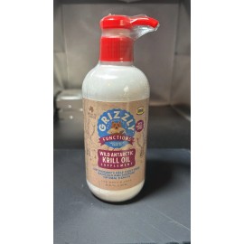 Grizzly Wild Pure Antarctic Krill Oil for Dogs/Cats 8oz Omega 3  best by  03/25