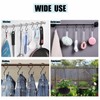 Aieve 10-Pack S Hooks with Safety Buckle, 3.5 inch Heavy