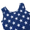 BAOHULU Gymnastics Leotards for Girls Red White Blue Stripes &