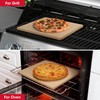Unicook Pizza Stone for Oven and Grill, Square Baking Stone