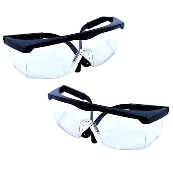 HQRP 2 pair UV Protective Safety Glasses for Yard work,