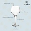 Vikko Red Wine Glasses - Set of 6, Large 15.25