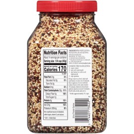Riceselect Tri Color Quinoa Pack Of 4 Gluten Free 22 Ounce Jars Healthy Grain