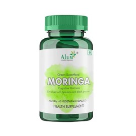 Generic Generic Moringa Capsule 60 Veg Capsules with Spirulina & Black Pepper