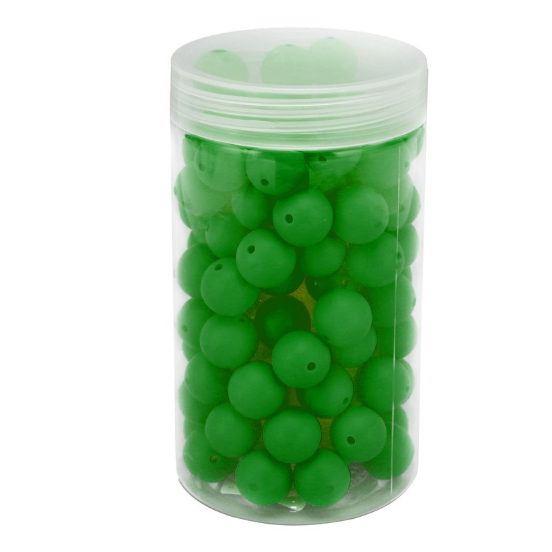 105pcs 15mm Silicone Beads Bulk Round Silicone Beads Loose Beads