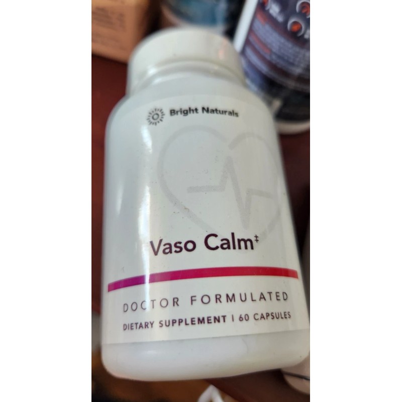 Bright Naturals Vaso Calm - 60 caps - EXP :
