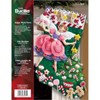 Bucilla Sugar Plum Fairy Christmas Stocking Felt Applique Kit, 85431