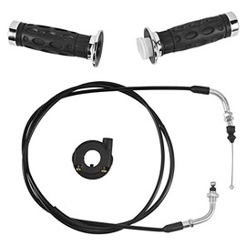 Trkimal Twist Throttle Grip Cable for GY6 50cc, 80cc, 125cc, 150cc QMB139 157QMJ Jonway Roketa Nst Taotao Chinese Scooter Parts