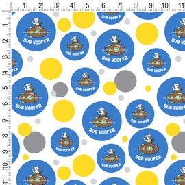 GRAPHICS & MORE Sub Woofer Dog Submarine Funny Humor Gift Wrap Wrapping Paper Roll