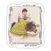 Spreadshirt Thelwell Cute Pony Sleeping Sticker, 10 x 10 cm,