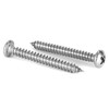 #4 x 1" Wood Screw 100Pcs 18-8 (304) Stainless Steel Pan Head Fast Self Tapping Drywall Screws by SG TZH