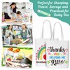 Locmeo 10 Pieces Teacher Appreciation Gift Teacher Tote Bags for