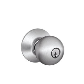 Schlage F80CSVORB626 Orbit Knob Contractor Series Storeroom Lockset