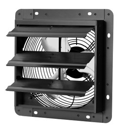 Windigaga 8 Inch Shutter Exhaust Fan, 760 CFM, 40dB Quiet Cooling Ventilation, Wall Mounted Exhaust Fan for Garage, Greenhouse, Attic, Basement, Chicken Coop