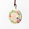Robin Red Breast Memorial Bauble Hanging Tree Decoration Mum Dad