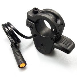 MUSELK E-Bike 300X Thumb Throttle 3PIN Female Waterproof Plug Throttle for 12V-72V BBS01 BBS02 Mid Motor Electric Bike Accelerator