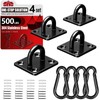 sprookber 304 Stainless Steel Pad Eye Snap Hooks, M5 Heavy