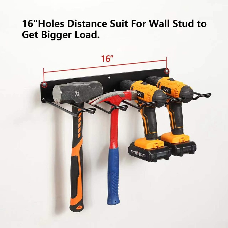 UU-Major Drill Holder Wall Mount,Power Tool Organizer,Heavy Duty Garage Tool