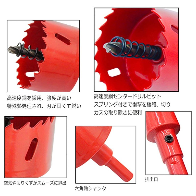 Hole Saw, Bimetal Drilling, Drill Bit, Cutting Tool For Iron