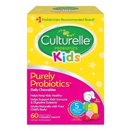 Culturelle Kids Probioticos Para Niños Con 60 Tabs Hecho Usa