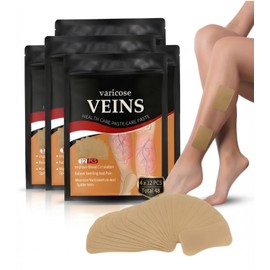 Parches para Varices - Kit Esencial 48 Pcs - Tratamiento para Arañas Vasculares y Piernas Cansadas - Mejora la Circulación y Alivia la Hinchazón